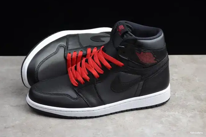 Cheap TBK 1 Satin Black 555088-060 Jordan Air Retro OG High 0413